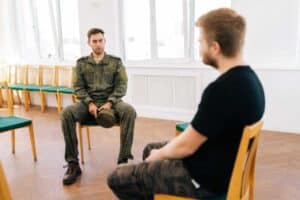 military and depression